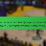 NBA Live Mobile Κωδικοί Εξαργύρωσης: Ανταμοιβές Ορόσημων, Μπόνους Επιτευγμάτων, Πακέτα Νομισμάτων