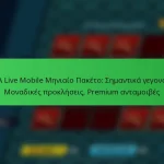 NBA Live Mobile Μηνιαίο Πακέτο: Σημαντικά γεγονότα, Μοναδικές προκλήσεις, Premium ανταμοιβές